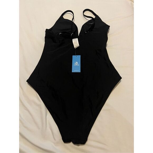 NWT Cupshe black one piece swimsuit - Picture 2 of 6